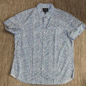 Bonobos Slim Fit Short Sleeve Riviera Button Down Shirt XL